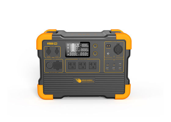 2000W Lithium Ion UPS Máy phát năng lượng mặt trời 110V / 220V Bảo vệ nhiều dễ dàng mang theo