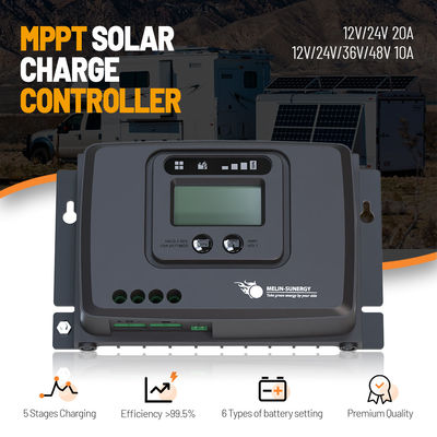 Giá tốt. Bộ điều khiển sạc mặt trời RV thông minh kỹ thuật số 12V / 24V trực tuyến