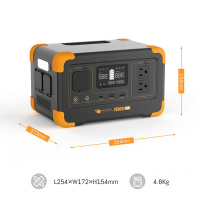 Giá tốt. Bộ lưu điện dự phòng năng lượng mặt trời Inverter 300W với dung lượng 288Wh và Bộ điều khiển sạc MPPT trực tuyến