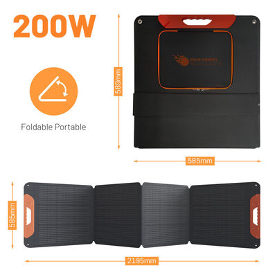Giá tốt. Các tấm pin mặt trời gấp 12V di động 200W Monocrystalline Silicon tấm pin mặt trời IP65 trực tuyến