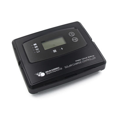 Bộ điều khiển năng lượng mặt trời PWM 40A với bảo hành 2 năm, xếp hạng IP22 và bù nhiệt độ cho hệ thống 12V-24V