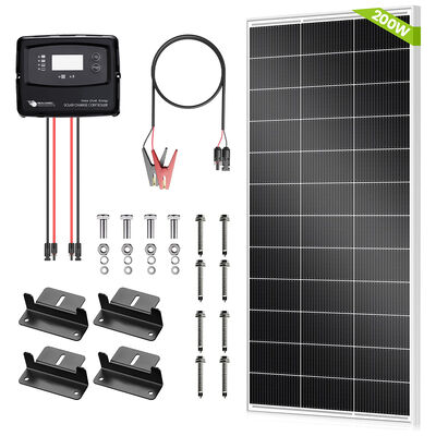 200W RV Solar Panel Kits Hệ thống năng lượng mặt trời RV camper di động