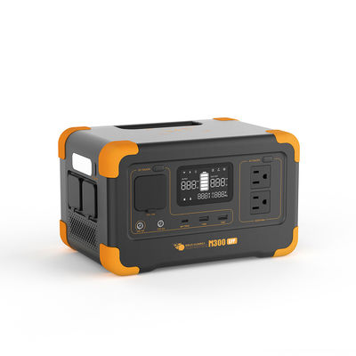 Máy phát năng lượng mặt trời pin lithium nhỏ 300W Lifepo4 Máy phát năng lượng mặt trời cắm trại di động