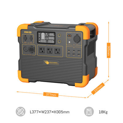 2200W Inverter UPS Lithium Battery Năng lượng mặt trời Generator Với 600W Solar Panel