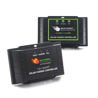 Bộ điều khiển sạc mặt trời PWM nhỏ gọn 8A 12V 24V Lifepo4 Bộ điều khiển sạc mặt trời