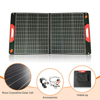 100W chống nước Phân tích mặt trời gấp ra Năng lượng tái tạo Phân tích mặt trời cắm trại di động