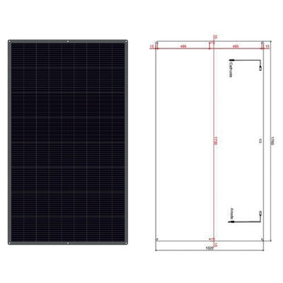 Giá tốt. 12V 100W Ultra Thin Semi Flexible Monocrystalline Solar Panel với lớp phủ ETFE trực tuyến