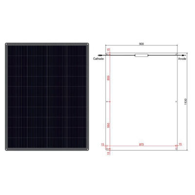 Giá tốt. Đơn giản có thể uốn cong bán linh hoạt tấm pin mặt trời Photovoltaic Module 200w 12V Panel mặt trời linh hoạt trực tuyến
