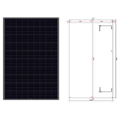 Giá tốt. 100w tấm pin mặt trời bán linh hoạt 12V MC4 đầu ra tấm pin mặt trời linh hoạt cho xe lượn trực tuyến